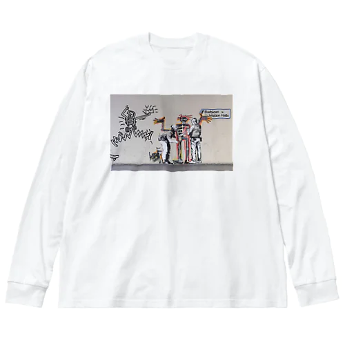 With Basquiat ビッグシルエットロングスリーブTシャツ