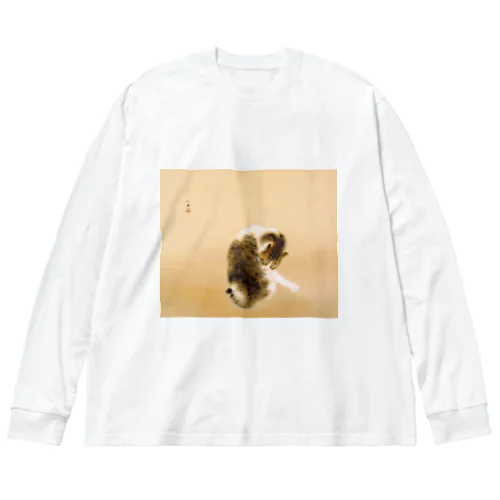 竹内栖鳳(作)猫 Big Long Sleeve T-Shirt