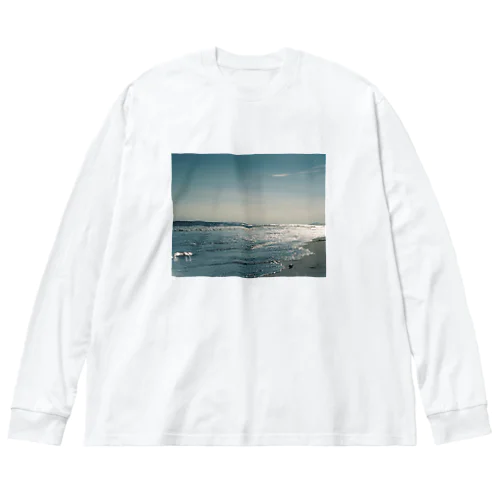 晩夏の海 Big Long Sleeve T-Shirt