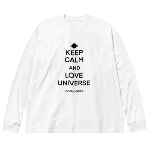 KEEP CALM AND LOVE UNIVERSE  ビッグシルエットロングスリーブTシャツ