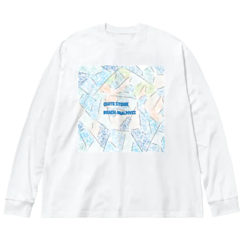 QuiteStone BeachMaldives Big Long Sleeve T-Shirt