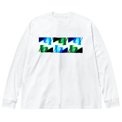 ジグジグザグザグ Big Long Sleeve T-Shirt