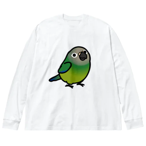 Chubby Bird シモフリインコ Big Long Sleeve T-Shirt