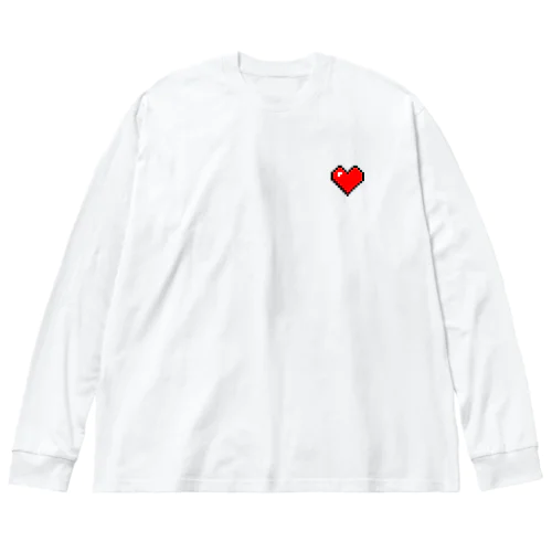 ハート Big Long Sleeve T-Shirt