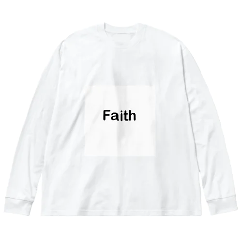 FaithロゴT Big Long Sleeve T-Shirt