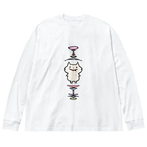 なぞねこ ビッグシルエットロングスリーブTシャツ