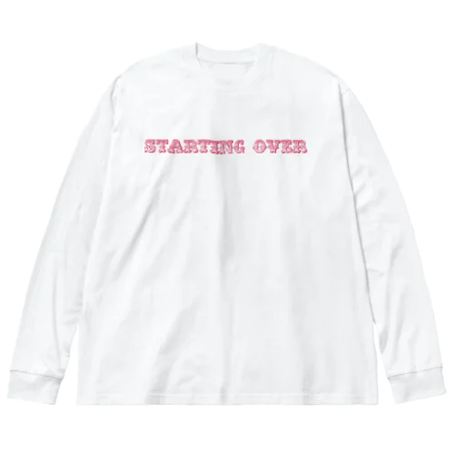 starting over ビッグシルエットロングスリーブTシャツ