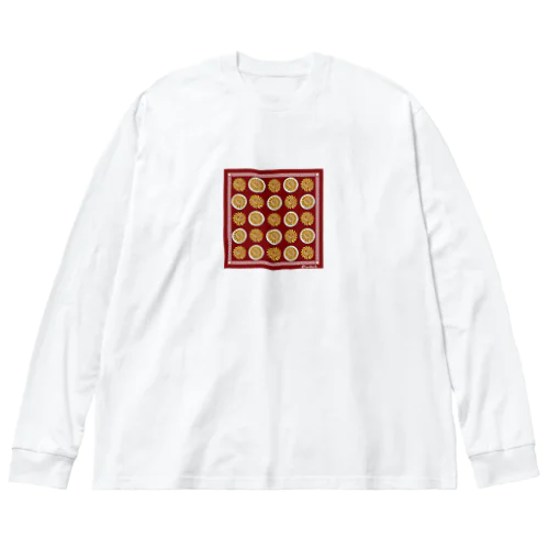 餃子曼荼羅 Big Long Sleeve T-Shirt