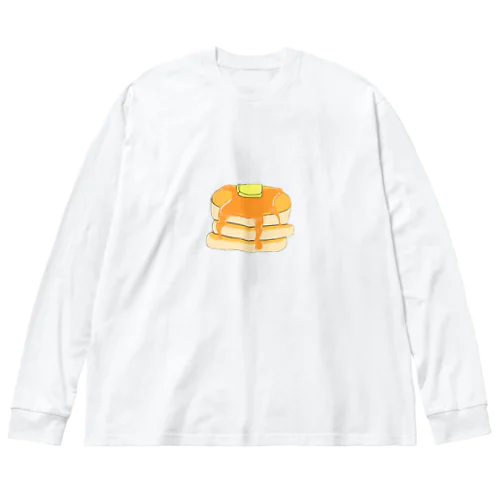 as-cafetime ホットケーキ ビッグシルエットロングスリーブTシャツ