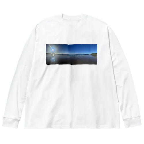 海は広いし大きいよね。 Big Long Sleeve T-Shirt