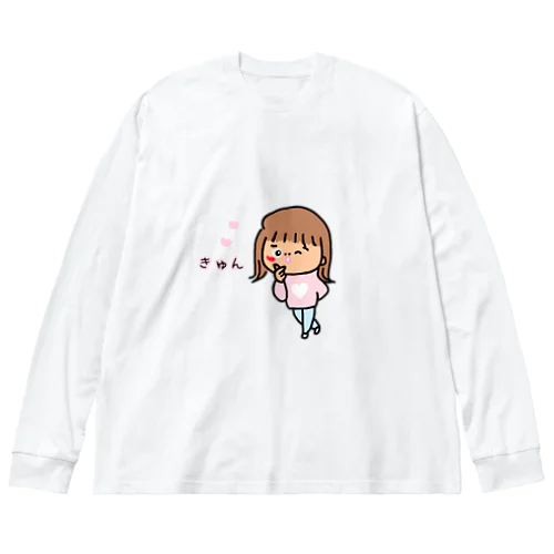 キュンです❤️ ビッグシルエットロングスリーブTシャツ