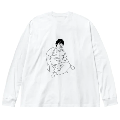 毒電波マモル君 Big Long Sleeve T-Shirt