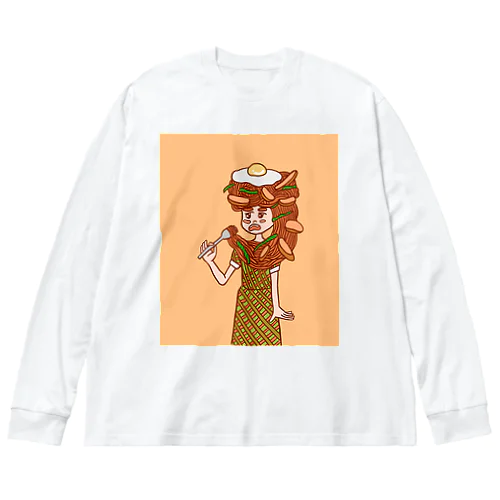 ナポリたん Big Long Sleeve T-Shirt