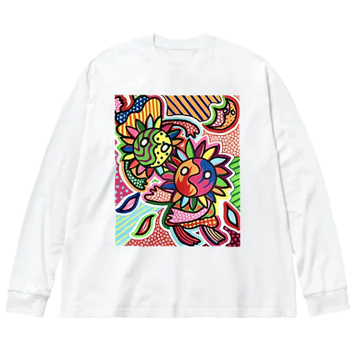 太陽の子 ビッグシルエットロングスリーブTシャツ