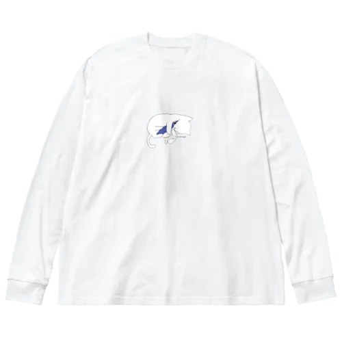 ペンギンネコ。 Big Long Sleeve T-Shirt