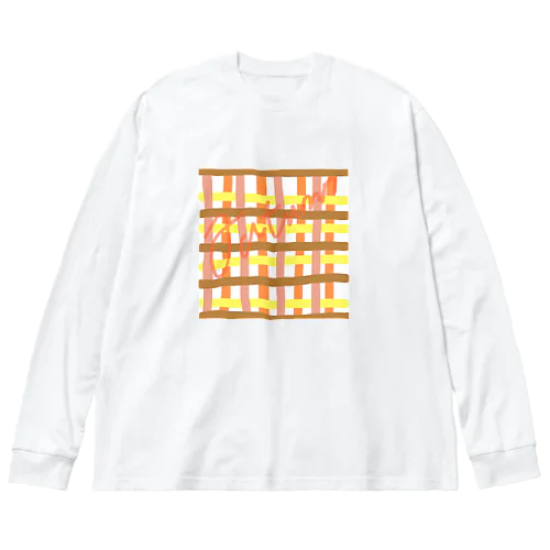 秋Autumnカラー Big Long Sleeve T-Shirt