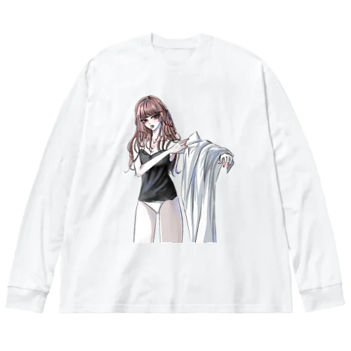 お着替えお姉さん Big Long Sleeve T-Shirt