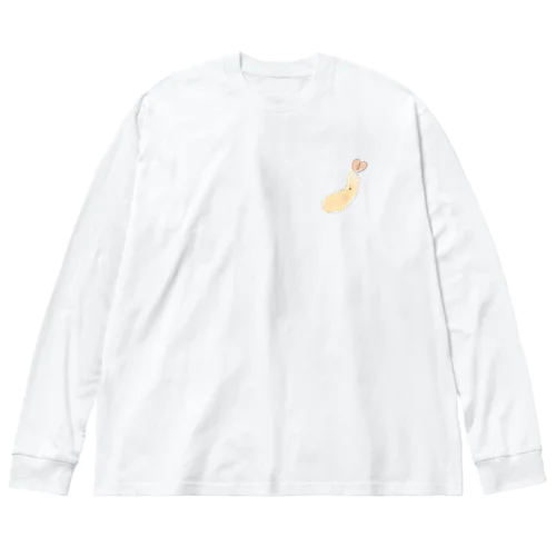 えびふりゃー君 ビッグシルエットロングスリーブTシャツ