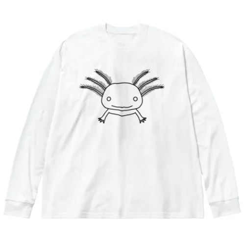 ウーパールーパー Big Long Sleeve T-Shirt