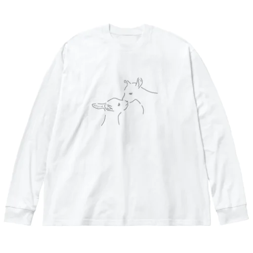 子ヤギ Big Long Sleeve T-Shirt