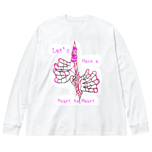 Have a Heart to heart ビッグシルエットロングスリーブTシャツ