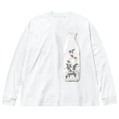 牛びん ビッグシルエットロングスリーブTシャツ