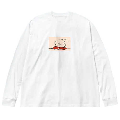 おさげの赤まつげちゃん ビッグシルエットロングスリーブTシャツ