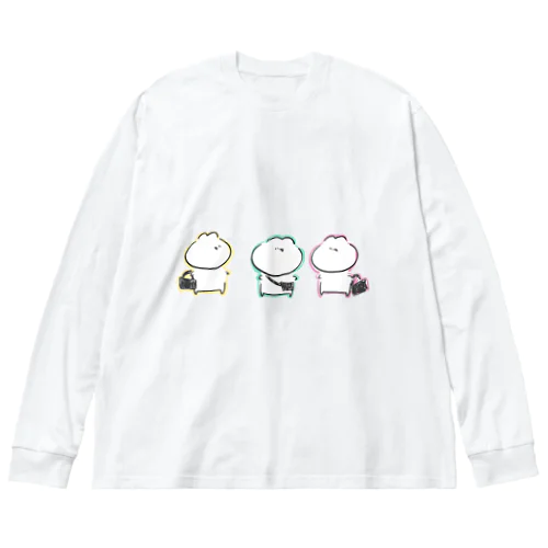 うさお三姉妹 Big Long Sleeve T-Shirt