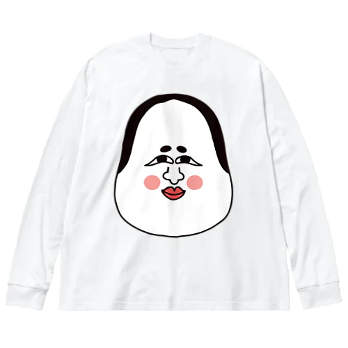 顔密 Big Long Sleeve T-Shirt