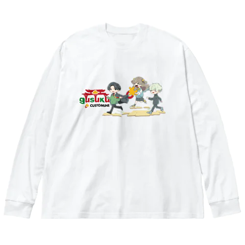 Customine Students ビッグシルエットロングスリーブTシャツ