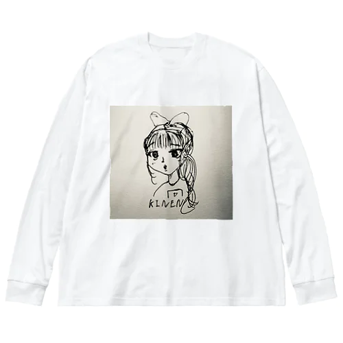 マンデリンブルーリントン Big Long Sleeve T-Shirt