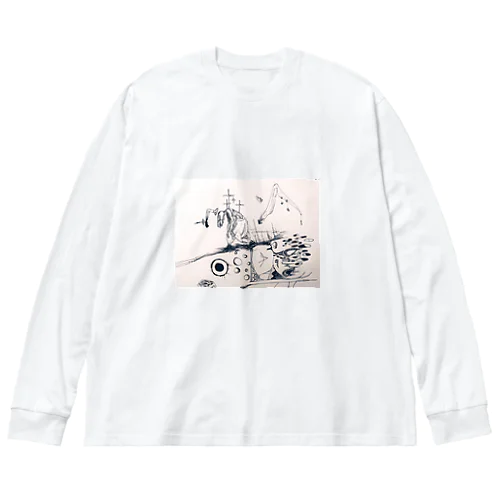 零落、堕涙 Big Long Sleeve T-Shirt