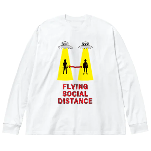 FLYING SOCIAL DISTANCE Big Long Sleeve T-Shirt