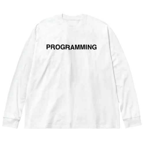 PROGRAMMING-プログラミング- ビッグシルエットロングスリーブTシャツ