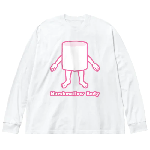 Marshmallow Body ビッグシルエットロングスリーブTシャツ