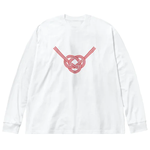 和風な水引き Big Long Sleeve T-Shirt