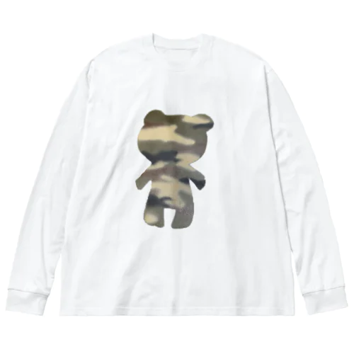 CAMO-BEAR ［迷彩くまさん］ ビッグシルエットロングスリーブTシャツ