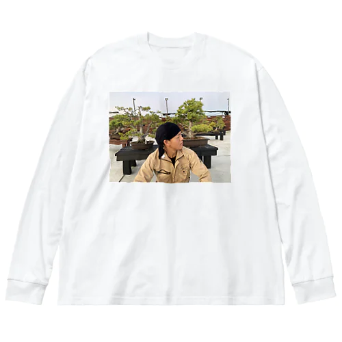 ドカタの顔つき Big Long Sleeve T-Shirt