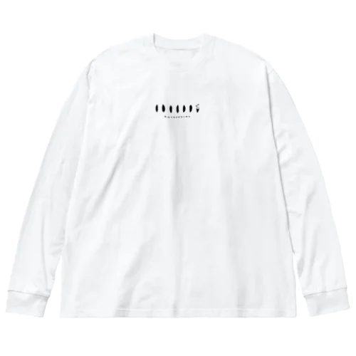 サツマイモ ビッグシルエットロングスリーブTシャツ