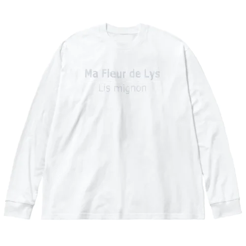 シルバーグリッター Big Long Sleeve T-Shirt