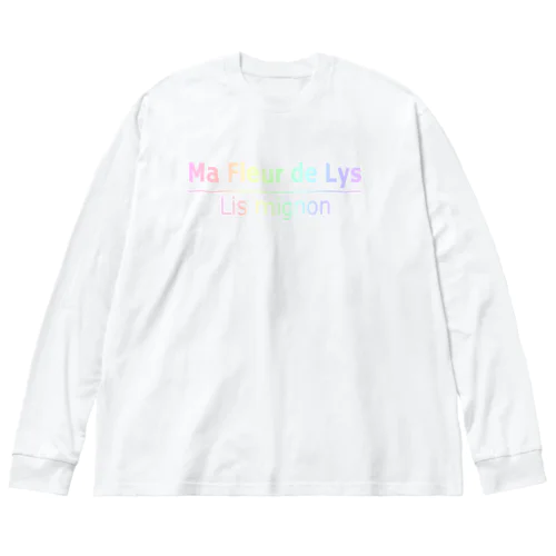 レインボーロゴ Big Long Sleeve T-Shirt