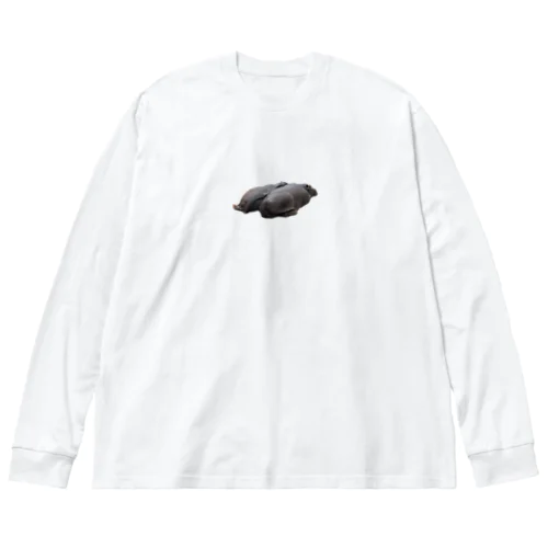 かばくんとかばこちゃん Big Long Sleeve T-Shirt