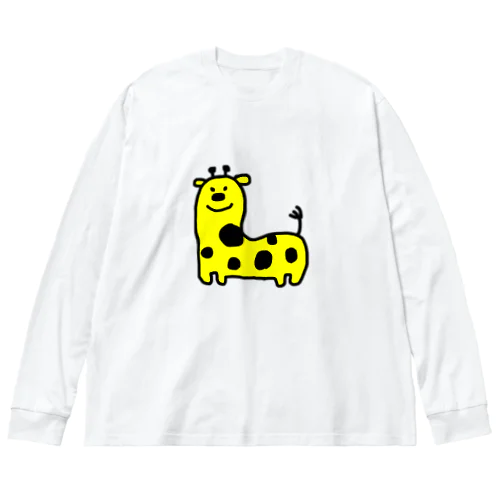 きりんちゃ ビッグシルエットロングスリーブTシャツ