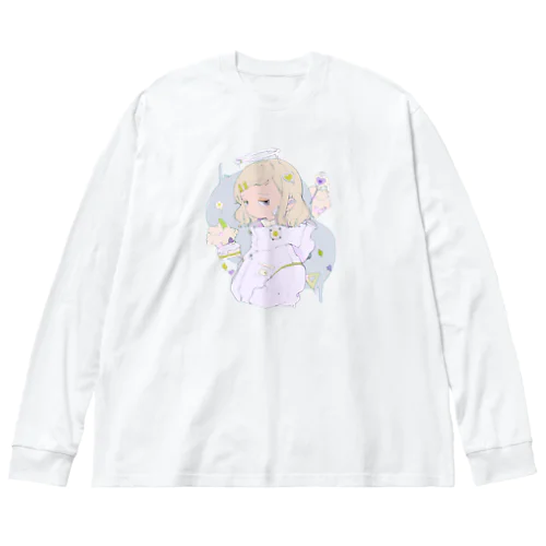 天使 Big Long Sleeve T-Shirt