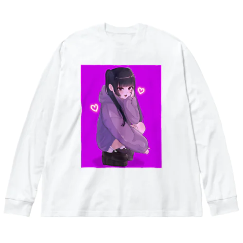 地雷ちゃん。 Big Long Sleeve T-Shirt