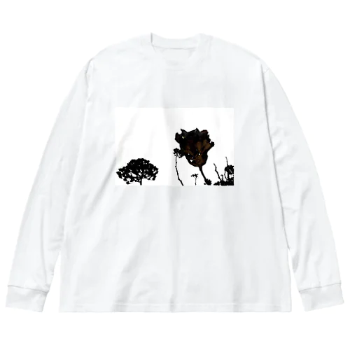 ˈhənē ビッグシルエットロングスリーブTシャツ