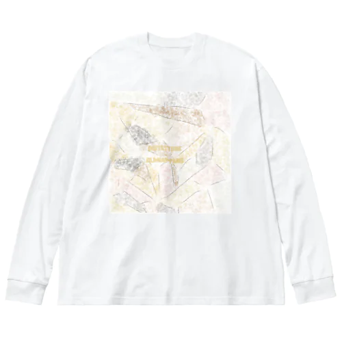 QuiteStoneOldMapParis ビッグシルエットロングスリーブTシャツ