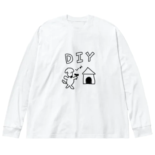 DIY ビッグシルエットロングスリーブTシャツ