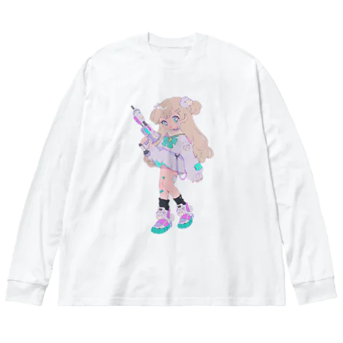 teddy girl ビッグシルエットロングスリーブTシャツ