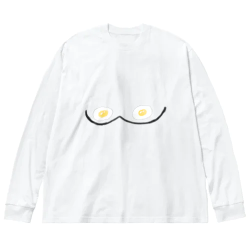 おっぱい？めだまやき？ ビッグシルエットロングスリーブTシャツ